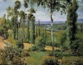 El campo en las cercanías de Conflans Saint Honorine 1874 Camille Pissarro paisaje